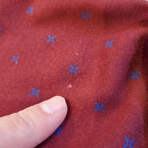 Johnnie O Shirt Mens Medium Red 1/4 Zip Golf Geometric Performance Maroon - Picture 6 of 11